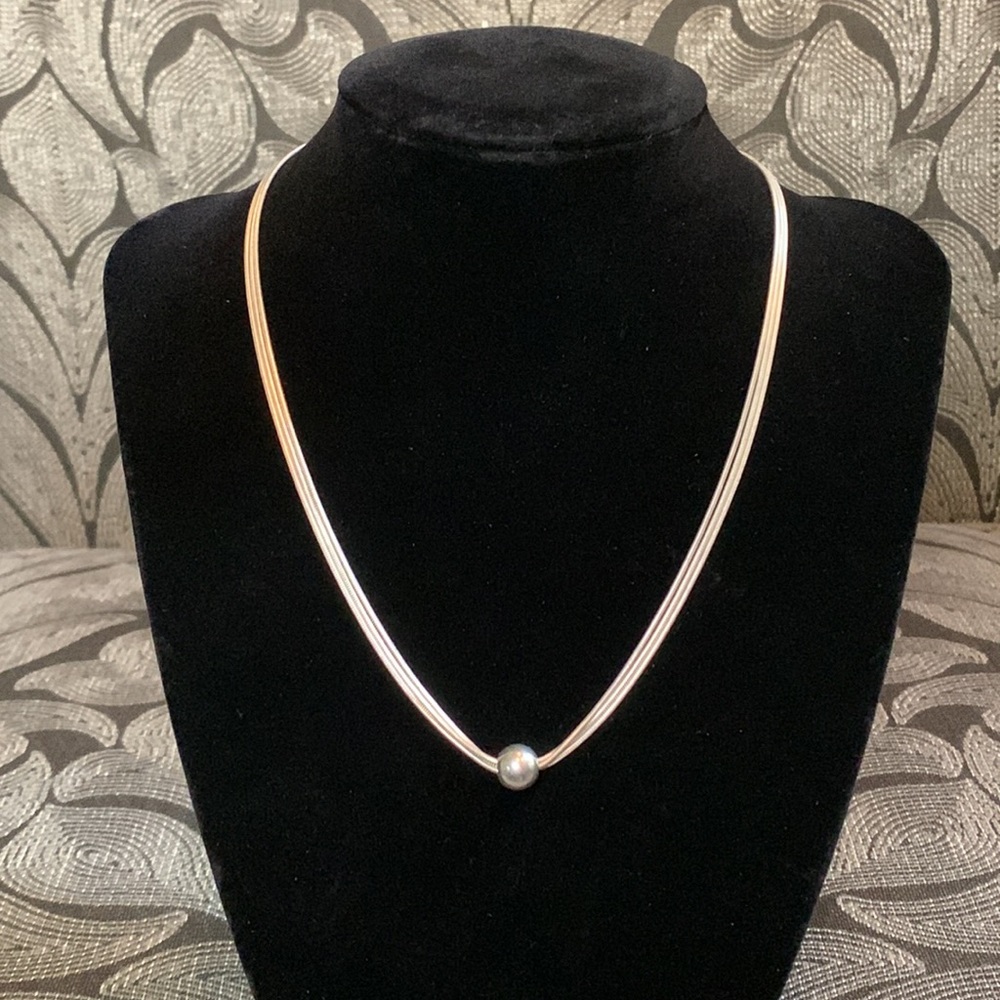 Silpada Sterling Silver Bead Thoreau Necklace